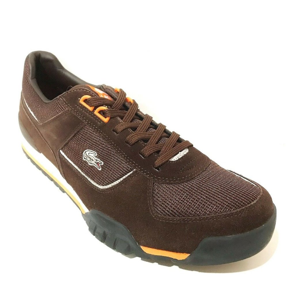 Lacoste Men's Reijo Mesh Suede Sneaker Shoes 13